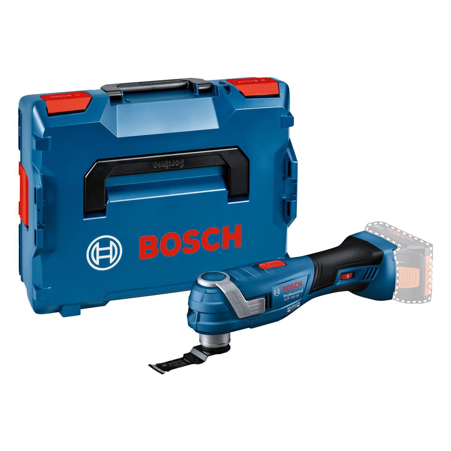 Bosch Professional GOP 18V-34 Accu Multitool 18V Basic Body in L-Boxx - 06018G2000