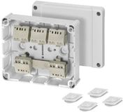 Hensel 60000765 Verdeeldoos Halogeenvrij, Verzegelbaar (l x b) 139 mm x 119 mm 1 stuk(s)