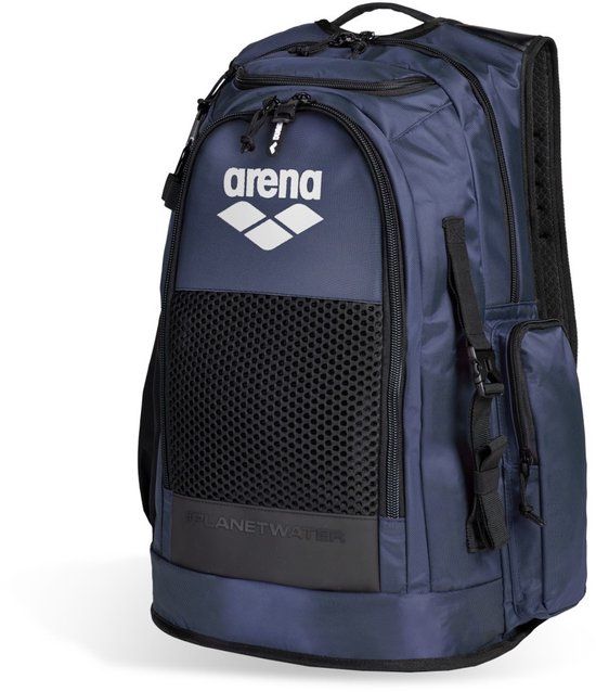ARENA All Set Backpack 45L Blauw Polyester Zwemmen Watervast 4 Vakken