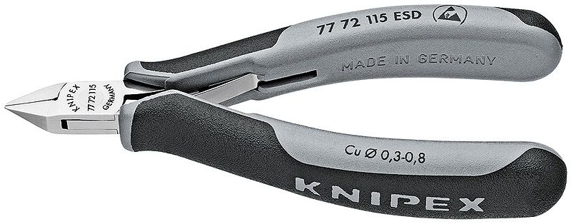 KNIPEX 77 72 115 ESD - Tangen - staal - 69g