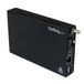 StarTech.com Gigabit Ethernet Fiber Media Converter - Open SFP Slot - Black