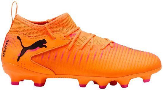 Puma Future 8 Match Fg/Ag Jr Voetbalschoenen - Kinderen - Oranje - Maat 38.5