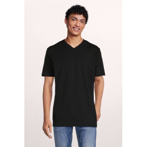 LERROS regular fit T-shirt zwart (2 stuks)