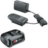Bosch Home and Garden accu- en oplader-starterset 18 V (1 accu 2,0 Ah, AL 18V-20 oplader, 18-volt-systeem, in kartonnen doos)