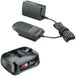Bosch Home and Garden accu- en oplader-starterset 18 V (1 accu 2,0 Ah, AL 18V-20 oplader, 18-volt-systeem, in kartonnen doos)