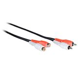 Goobay 50027 stereo verlengkabel 2 x cinch, 5 m kabellengte