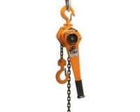 TORSO Rateltakel 1,5 ton met arm, Metaal, Zwart, Oranje, 35.5 cm