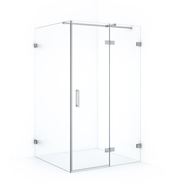 Maxaro Douchecabine Diamond 120x70cm 8mm Helder Veiligheidsglas Chroom met Draaideur