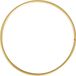 Rayher Set van 10 Metalen ringen Ø25cm goud