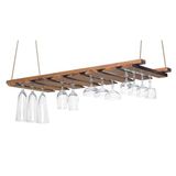 Garcia de Pou Houten Glazen Rack, 35 x 90 cm, Bruin, One Size