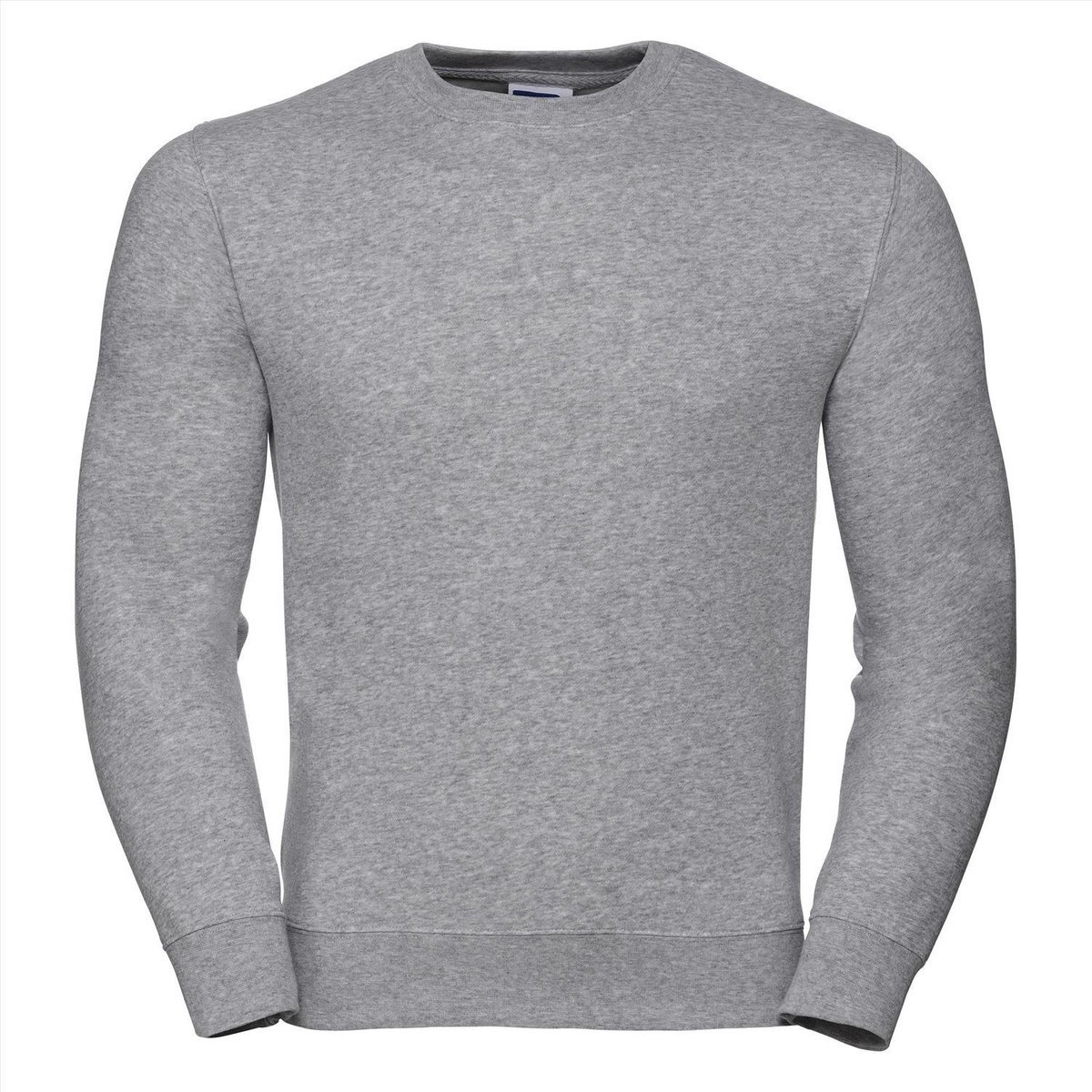 Russell Heren Sweatshirt Lichtgrijs Ronde Hals Regular Fit