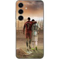 Maniacase Beschermhoes Samsung Galaxy S25 Plus CRISTIANO RONALDO MESSI GOAT