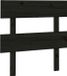 vidaXL Hoofdbord - 103,5x3x81 cm - Massief Grenenhout - Zwart