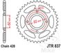Kroon Couronne 39Z PAS 428 Diamètre Intérieur 060 Entraxe Fixation 092