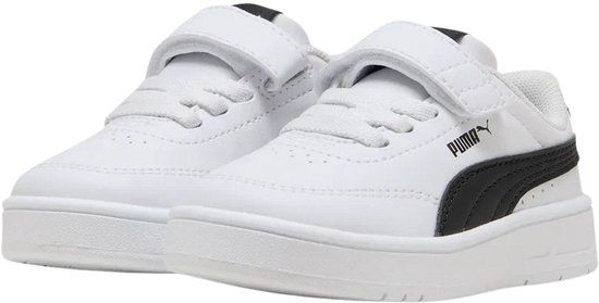 Puma Court Classic Clean AC Sneakers Junior Wit/Zwart