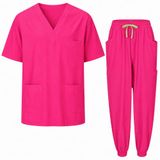 MISEMIYA Uniforme sanitaire unisexe élastique Mz-1689-7969 Medical Scrubs Unisexe Adulte (Pack de 1), fuchsia, XS