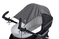 Altabebe AL7011-33 Luifel Lifeline met UV-bescherming voor kinderwagen/buggy's, lichtgrijs