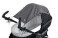 Altabebe AL7011-33 Luifel Lifeline met UV-bescherming voor kinderwagen/buggy's, lichtgrijs