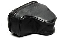 digiETUI Leder Sony Alpha 6600/6700 / 7C / 7CII / 7CR incl. 16-50 lenzen, zwart, etui