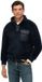 Superdry Sweatshirt à col montant en polaire Bleu M Homme