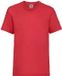 Fruit of the Loom T-shirt enfant Valueweight Rouge 116