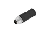 Conec 43-00102 Connecteur mâle M12x1, Cuivre, IP67, 60V, 7.5A