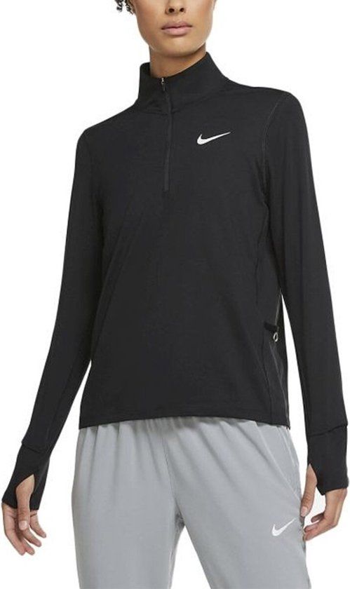 Nike Dri-FIT Element Sporttrui - Dames - Zwart - Maat XL