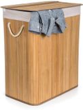 Comart Bamboe wasmand 100L met deksel en handgrepen