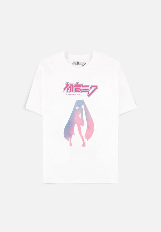 Difuzed hatsune miku - women's short sleeved t-shirt - silhoutte