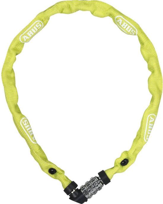Abus 1200/60 Web Fietsslot - Lime Groen - Kettingslot - 60cm