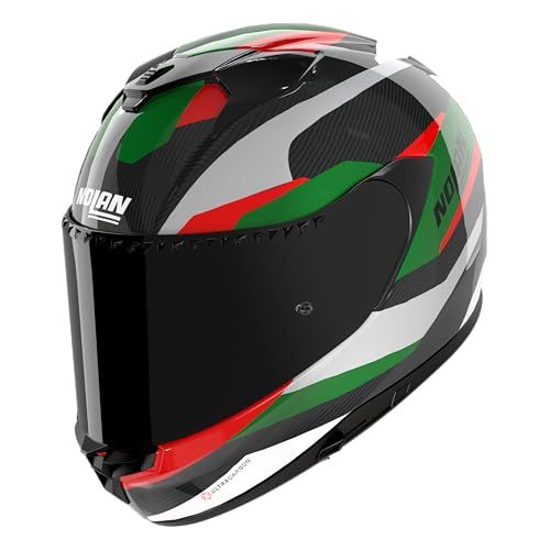 Nolan X-904 Ultra Carbon Calibro Helm - Integraalhelm - Maat S - Zwart/rood/groen