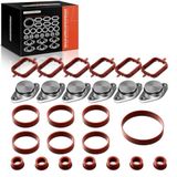 Inlaatbrug, BMW Inlaatbrug, schroefkleppen, afdichtingsset 6 x 32 mm voor E38, E39, E46, E60, E61, E63, E64, E65, E66, E67, E81, E82, E88, E90, E91, E92, E93, X3, E83, X5 E53 E. 87 X5 E70 X6 E71 E72 11612246949