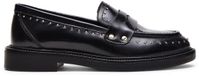 Steve Madden Harloe dames loafers met studs zwart