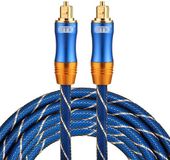 By Qubix Qubix Toslink kabel - 3 meter - Blauw