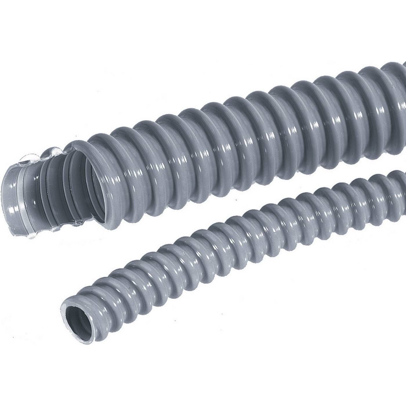 LAPP SILVYN® EL 22x27,7 SGY Beschermslang (ribbelslang) Zilver-grijs (RAL 7001) 22 mm 10 m