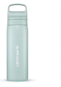 LifeStraw Go 2.0 Seafoam RVS geïsoleerd 500 ml - Licht Groen