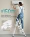 SONGMICS Marchepied 4 Marches Pliable, Escabeau, Charge 150 kg