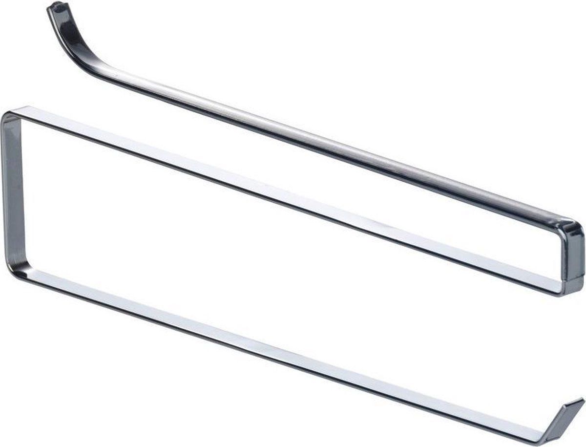 WENKO Keukenrolhouder 31 X 11 X 1 Cm Staal Zilver