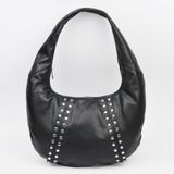 Nunoo SMALL GABI RIVET MOUNTAI Zwart Leer