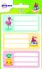 AVERY Zak met 15 etiketten voor schoolmateriaal, tropisch design: flamingo, watermeloen en ananas, 76 x 34 mm, meerkleurig