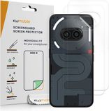 kwmobile 3x beschermfolie geschikt voor Nothing Phone 2a / Phone 2a Plus