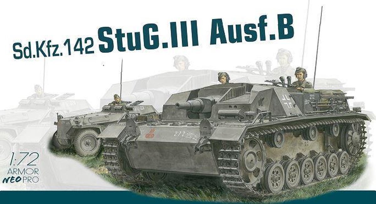 Dragon - 1/72 Stug.iii Ausf.b W/neo Track (6/20) * - DRA7636