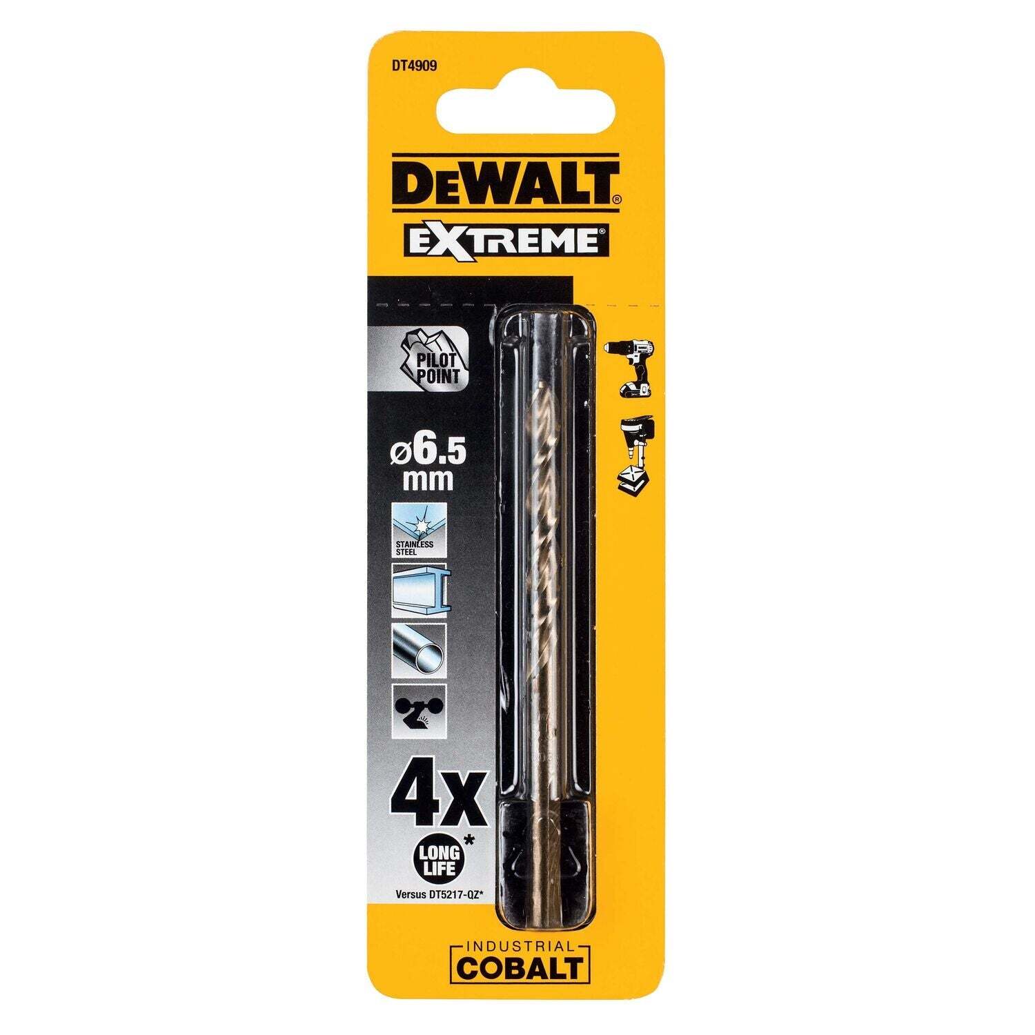 DeWALT DT4909 Industrial Cobalt Boor HSS 6.5mm