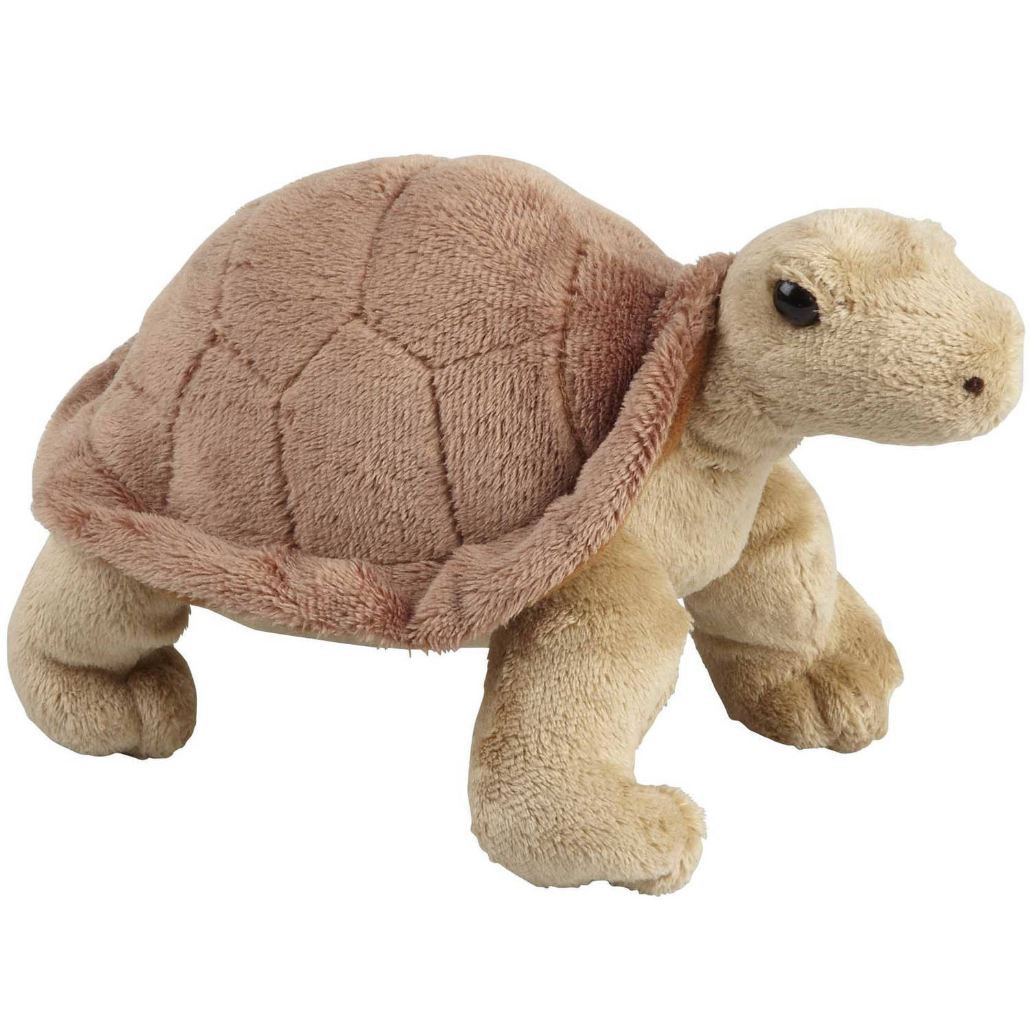 Ravensden Pluche knuffel dieren Land Schildpad van 18 cm - Speelgoed schildpadden knuffels - Leuk als cadeau voor kinderen