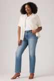 Levi's 314 Shaping Straight Jeans (Plus Size) - Women's - 18L - Medium Washing / Eternal Indigo Mid Plus