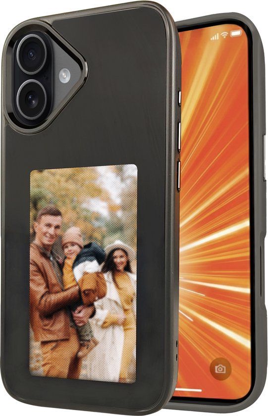 R2B Foto Hoesje geschikt voor iPhone 17 - Zwart