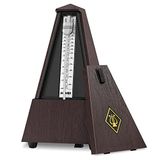 Donner Metronoom Mechanisch voor muzikanten Gitaar Piano Drum Viool Track Beat en Tempo (Bruin, DPM-1)