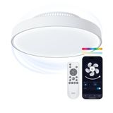 Ksix Mistral BXVENT02 Plafondventilator Wit met LED-lamp