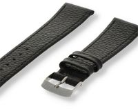 Morellato PMD019DUBLIN12 Basic Collectie Horlogeband - 12mm Zwart Leer Unisex