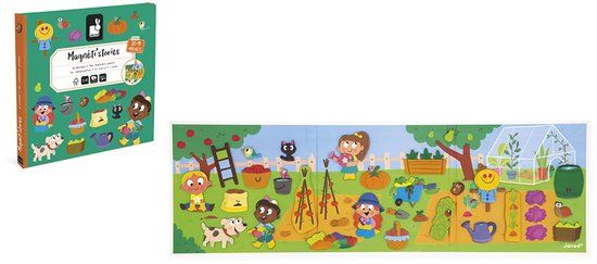 Janod Magneti Stories De moestuin – Educatieve magneetset